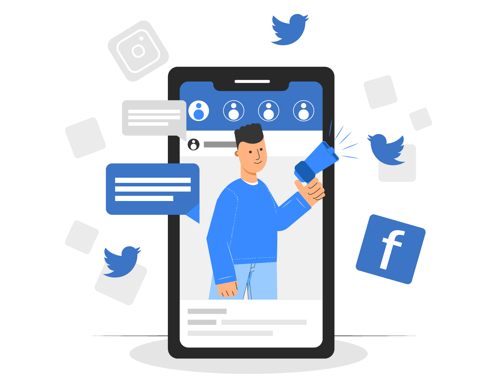 Social media advertising services by GlowPath Ventures